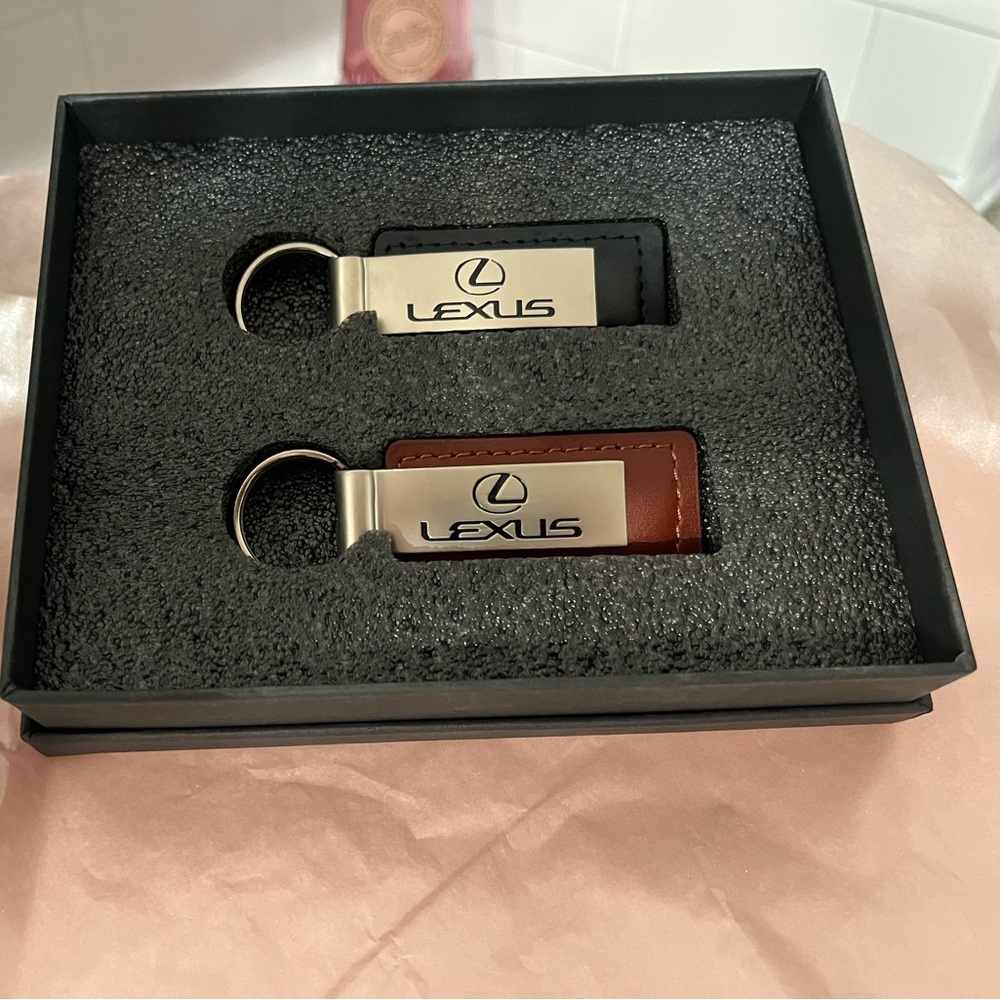 Set of Lexus keychains